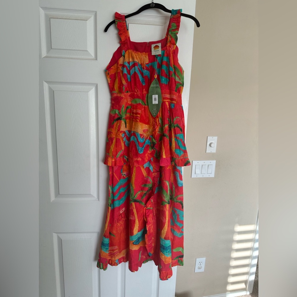 NWT Farm Rio Ipanema midi dress S